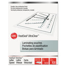 Ultraclear Thermal Laminating Pouches, 3 Mil, 9" X 11.5", Gloss Clear, 100/box