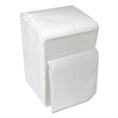 Cocktail Napkins, 1-ply, 9w X 9d, White, 500/pack, 8 Packs/carton