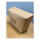 Reclosable Kraft Take-out Box, 110 Oz, Paper, 160/carton