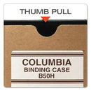 Columbia Recycled Binding Cases, 2 Rings, 3.13" Capacity, 11 X 8.5, Kraft