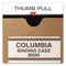 Columbia Recycled Binding Cases, 2 Rings, 3.13" Capacity, 11 X 8.5, Kraft