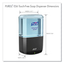 Es6 Soap Touch-free Dispenser, 1,200 Ml, 5.25 X 8.8 X 12.13, Graphite