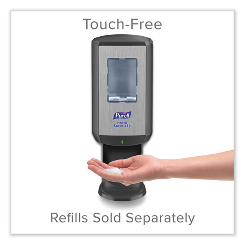 Cs6 Hand Sanitizer Dispenser, 1,200 Ml, 5.79 X 3.93 X 15.64, Graphite