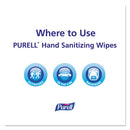 Sanitizing Hand Wipes, Individually Wrapped, 5 X 7, Unscented, White, 1,000/carton