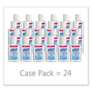Advanced Refreshing Gel Hand Sanitizer, 2 Oz, Flip-cap Bottle, Clean Scent, 24/carton