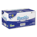 Sparkle Ps Premium Perforated Paper Kitchen Towel Roll, 2-ply, 11 X 8.8, White, 85/roll, 15 Rolls/carton