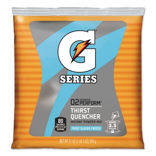 Powdered Drink Mix, Glacier Freeze, 21oz Packet, 32/carton