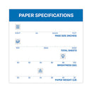 Premium Laser Print Paper, 98 Bright, 24 Lb Bond Weight, 8.5 X 11, White, 500/ream