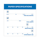 Premium Laser Print Paper, 98 Bright, 32 Lb Bond Weight, 8.5 X 11, White, 500/ream