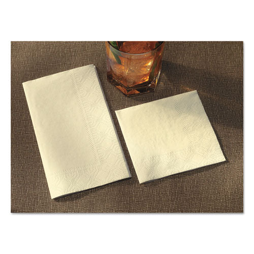 Dinner Napkins, 2-ply, 15 X 17, White, 1000/carton