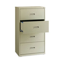 Lateral File Cabinet, 4 Letter/legal/a4-size File Drawers, Putty, 30 X 18.62 X 52.5