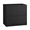 Lateral File Cabinet, 2 Letter/legal/a4-size File Drawers, Black, 30 X 18.62 X 28