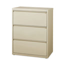 Lateral File Cabinet, 3 Letter/legal/a4-size File Drawers, Putty, 30 X 18.62 X 40.25