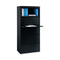 Lateral File Cabinet, 5 Letter/legal/a4-size File Drawers, Black, 30 X 18.62 X 67.62