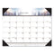 Recycled Full-color Monthly Desk Pad Calendar, Nature Photography, 22 X 17, Black Binding/corners,12-month (jan To Dec): 2024