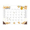 Recycled Honeycomb Desk Pad Calendar, 18.5 X 13, White/multicolor Sheets, Brown Corners, 12-month (jan To Dec): 2024