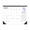 Recycled Zodiac Desk Pad Calendar, Zodiac Artwork, 18.5 X 13, White Sheets, Black Binding/corners, 12-month (jan-dec) 2024