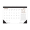 Recycled Zodiac Desk Pad Calendar, Zodiac Artwork, 18.5 X 13, White Sheets, Black Binding/corners, 12-month (jan-dec) 2024