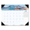 Earthscapes Recycled Monthly Desk Pad Calendar, Coastlines Photos, 22 X 17, Black Binding/corners,12-month (jan-dec): 2024