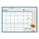 Seasonal Monthly Planner, Illustrated Seasons Artwork, 10 X 7, Light Blue Cover, 12-month (jan To Dec): 2024