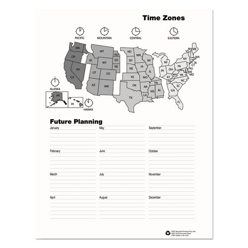 Recycled Professional Weekly Planner, 15-minute Appts, 11 X 8.5, Black Wirebound Soft Cover, 12-month (aug-july): 2023-2024