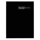 Recycled Ruled 14-month Planner With Leatherette Cover, 10 X 7, Black Cover, 14-month (dec To Jan): 2023 To 2025