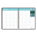 Earthscapes Recycled Ruled Monthly Planner, Landscapes Color Photos, 11 X 8.5, Black Cover, 14-month (dec-jan): 2023-2025