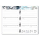 Recycled Academic Weekly/monthly Appointment Planner, 8 X 5, Black Cover, 13-month (aug To Aug): 2023 To 2024