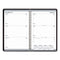 Recycled Weekly Appointment Book, 8 X 5, Black Cover, 12-month (jan To Dec): 2024