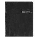 Executive Series Four-person Group Practice Daily Appointment Book, 11 X 8.5, Black Hard Cover, 12-month (jan To Dec): 2024