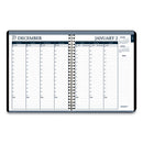 Recycled Monthly Weekly 7 Day Planner, 8.75 X 6.88, Black Cover, 12-month (jan To Dec): 2024