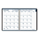 Recycled Monthly Weekly 7 Day Planner, 8.75 X 6.88, Black Cover, 12-month (jan To Dec): 2024