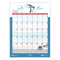 Recycled Seasonal Wall Calendar, Illustrated Seasons Artwork, 12 X 16.5, 12-month (july To June): 2023 To 2024