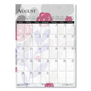 Recycled Wild Flower Wall Calendar, Wild Flowers Artwork, 12 X 16.5, White/multicolor Sheets, 12-month (jan To Dec): 2024