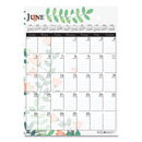 Recycled Wild Flower Wall Calendar, Wild Flowers Artwork, 12 X 16.5, White/multicolor Sheets, 12-month (jan To Dec): 2024