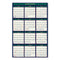 Four Seasons Business/academic Recycled Wall Calendar, 24 X 37, 12-month (july-june): 2023-2024, 12-month (jan To Dec): 2024