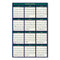 Four Seasons Business/academic Recycled Wall Calendar, 24 X 37, 12-month (july-june): 2023-2024, 12-month (jan To Dec): 2024