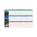 Earthscapes Recycled Reversible/erasable Yearly Wall Calendar, Nature Photos, 18 X 24, White Sheets, 12-month (jan-dec): 2024