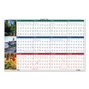 Earthscapes Recycled Reversible/erasable Yearly Wall Calendar, Nature Photos, 32 X 48, White Sheets, 12-month (jan-dec): 2024