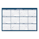 Recycled Poster Style Reversible/erasable Yearly Wall Calendar, 32 X 48, White/blue/gray Sheets, 12-month (jan To Dec): 2024