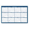 Recycled Poster Style Reversible/erasable Yearly Wall Calendar, 24 X 37, White/blue/gray Sheets, 12-month (jan To Dec): 2024