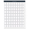 Recycled Teacher's Planner, Weekly, Two-page Spread (seven Classes), 11 X 8.5, Blue Cover