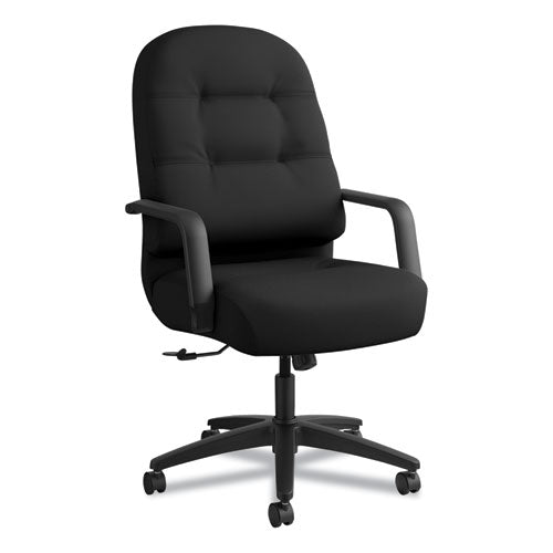 Pillow-soft 2090 Series Executive High-back Swivel/tilt Chair, Supports Up To 300 Lb, 17" To 21" Seat Height, Black