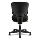 Volt Series Leather Task Chair, Supports Up To 250 Lb, 18" To 22.25" Seat Height, Black