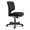 Volt Series Leather Task Chair, Supports Up To 250 Lb, 18" To 22.25" Seat Height, Black