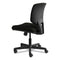 Volt Series Leather Task Chair, Supports Up To 250 Lb, 18" To 22.25" Seat Height, Black