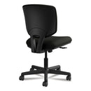 Volt Series Leather Task Chair With Synchro-tilt, Supports Up To 250 Lb, 18" To 22.25" Seat Height, Black