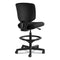 Volt Series Adjustable Task Stool, Supports Up To 275 Lb, 22.88" To 32.38" Seat Height, Black