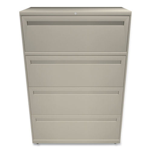 Brigade 700 Series Lateral File, 4 Legal/letter-size File Drawers, Putty, 36" X 18" X 52.5"