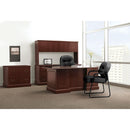 94000 Series Double Pedestal Desk, 72" X 36" X 29.5", Mahogany